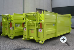 Presscontainer mit Umleerschüttung